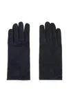 Moorer Press-stud Gloves In Blue