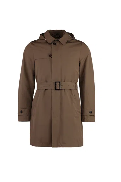 Moorer Prezwm Jacket Nugat In Brown