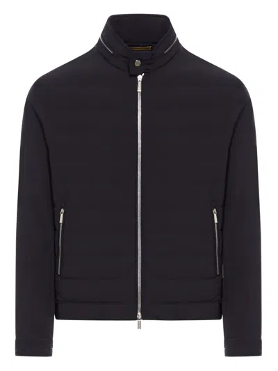 MOORER QUILTED BOMBER JACKET