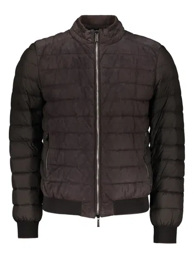 MOORER QUILTED BOMBER JACKET