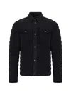 QUILTED BUTTON-FRONT JACKET