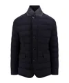 Moorer Quilted Down Jacket In Black