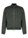 Moorer Quilted Full-zip Jacket In Multi