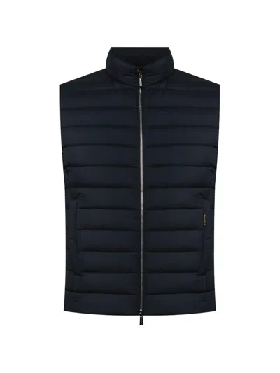 Moorer Quilted Gilet In Blue