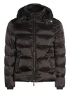 Moorer Hooded Quilted Down Jackets With Side Pockets