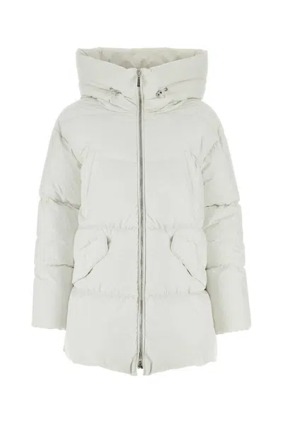 Moorer White Polyester Calliope Down Jacket