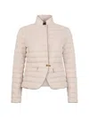 Moorer Quilted Jacket In Pink
