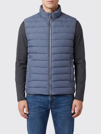 Moorer Suit Vest Men Color Blue 1 In Black
