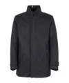 Moorer Skt Arms Jacket With Concealed Hood In Black