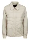 Moorer Quilted Puffer Jacket In Neutral
