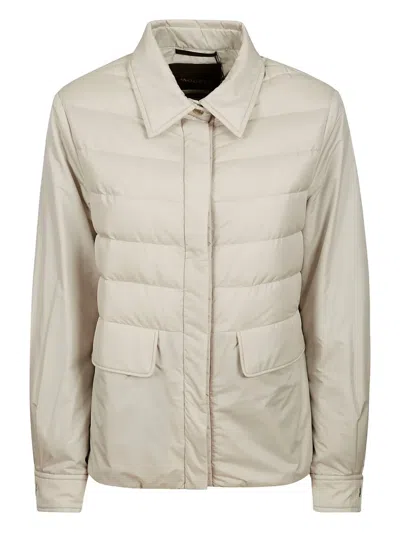 Moorer Quilted Puffer Jacket In Neutral