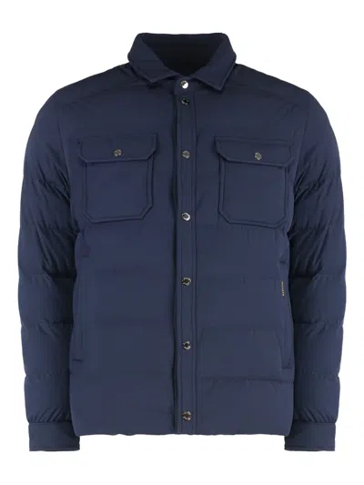 MOORER QUILTED SHIRT-COLLAR JACKET