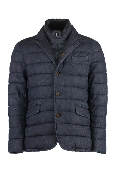 Moorer Quilted Velvet Clothes In Black