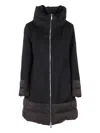 Moorer Quilted Wool-cashmere Blend Single-breasted Coat In Black