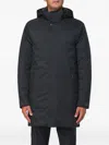 Moorer Raffaello Hooded Coat In Blue