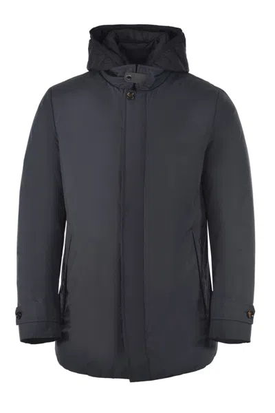 Moorer Raffaello Waterproof Jacket In Blue