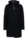 Moorer Redon-pum Coat In Blue