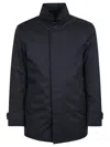 Moorer Skt Arms Jacket With Concealed Hood In Animal Print