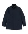 Moorer Buttoned Coat In Blue