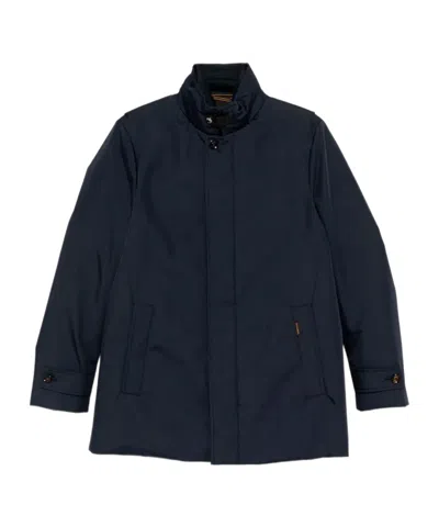 MOORER HIGH-NECK BUTTONED JACKET