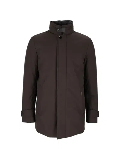 Moorer Reis-ads Coat In Animal Print