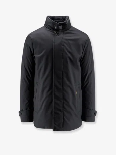 Moorer Reis-ads Technical Fabric Jacket In Black