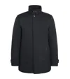 Moorer Polyester Down Jacket Stand Collar Pockets In Black