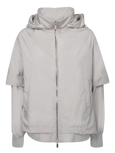 Moorer Thalita Pearl Grey Jacket