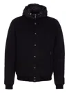 Moorer Hooded Padded Jacket With Removable Hood