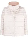 Moorer Long-sleeve High-neck Jacket In Neutrals