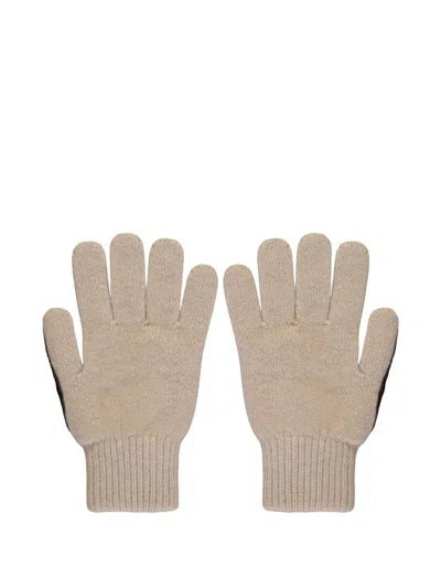 Moorer Ribbed Gloves In Green