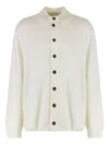 Moorer Sterling Cashmere Cardigan In Red