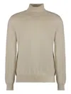 Moorer Todi Cashmere Turtleneck Pullover In Neutral