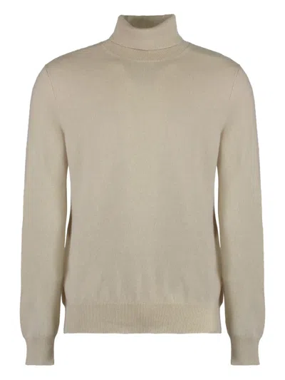 MOORER RIBBED TURTLENECK PULLOVER