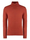 Moorer Todi Turtleneck Sweater In Red