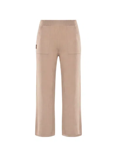 Moorer Ribbed-waistband Straight-leg Trousers In Multi