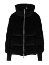 Moorer Stand Collar Down Jacket In Black
