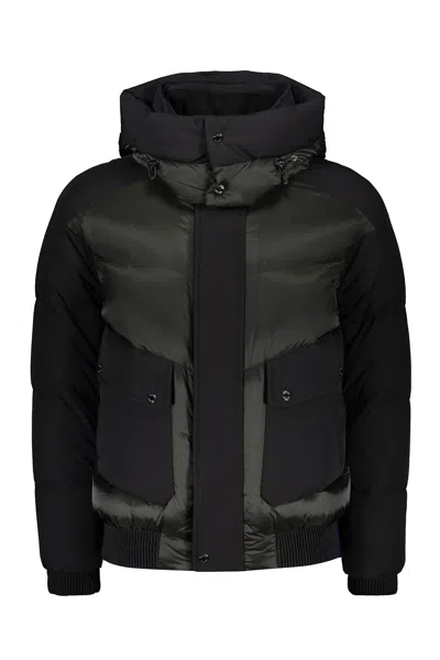 Moorer Roberto-shk Techno Fabric Down Jacket In Green
