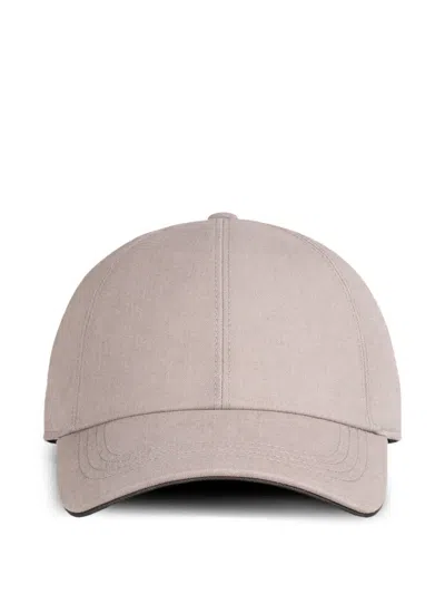 Moorer Robinson-pum Curved-peak Baseball Cap In Gold