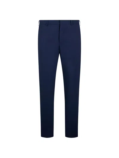 Moorer Romeo Tailored Trousers In Blue