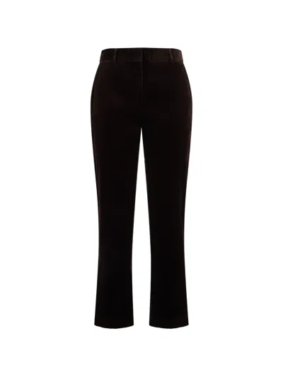 Moorer Sabrysvt Corduroy Trousers In Brown