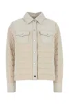 Moorer Jackets And Vests In Beige