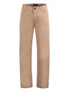 Moorer Sansa-o-drl Button Trousers In Neutral