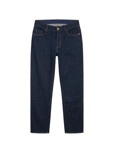 Moorer Sansa Straight-leg Jeans In Blue