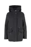 Moorer Layered Padded Jacket In Grey