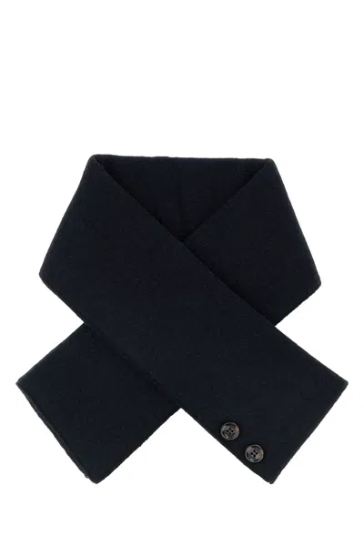 Moorer Sciarpa In Cashmere Blu Navy  Uomo