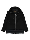 Moorer Hooded Padded Jacket In Black