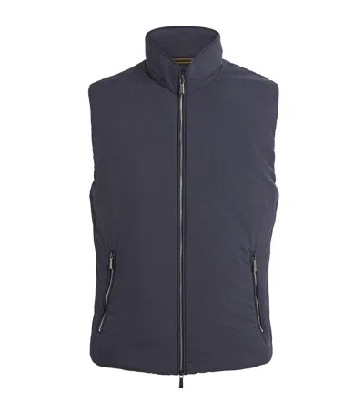Moorer Senio Gilet In Blue