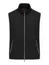 Moorer Uros-skt Smooth Vest In Black