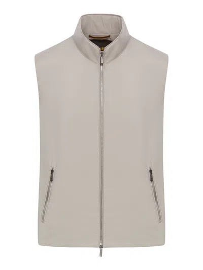 Moorer Senio-skt Padded Vest In White